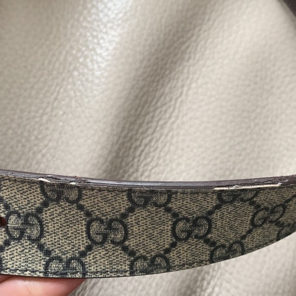 Authentic Gucci vintage GG Supreme belt with G buckle - Picture 6 of 12